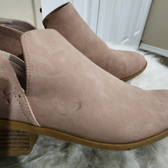 Women's Serra Mauve Pink Back Zip Ankle Boots - Picture 7 of 11